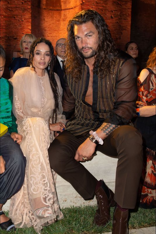 LISA BONET and Jason Momoa at Fendi Fashion Show in Rome 07/04/2019