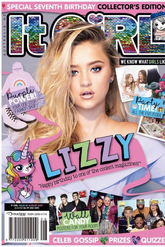 LIZZY GREENE in It Girl Magazine, August 2019
