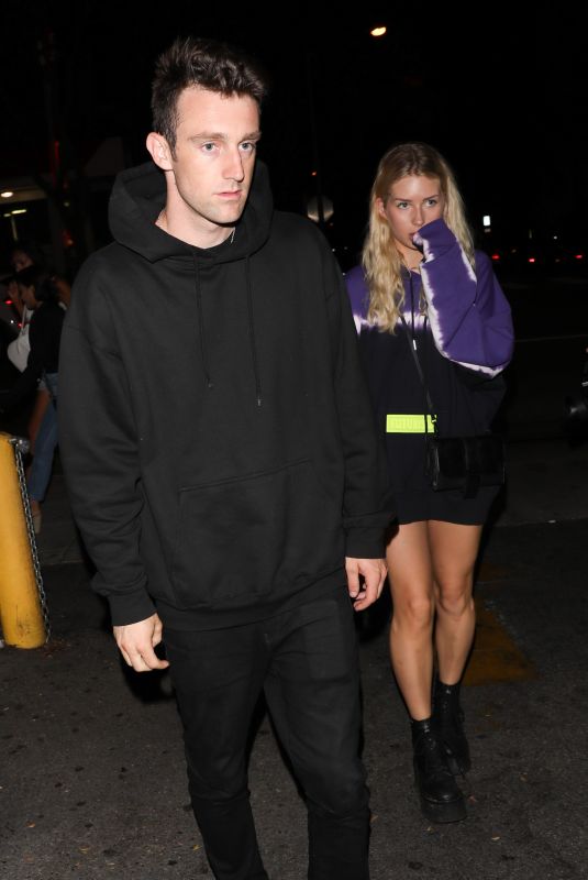 LOTTIE MOSS and Daniel Mickelson at Delilah in West Hollywood 07/08/2019