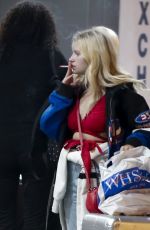LOTTIE MOSS Arrives at Airport in Barcelona 07/19/2019