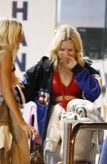 LOTTIE MOSS Arrives at Airport in Barcelona 07/19/2019