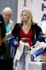 LOTTIE MOSS Arrives at Airport in Barcelona 07/19/2019