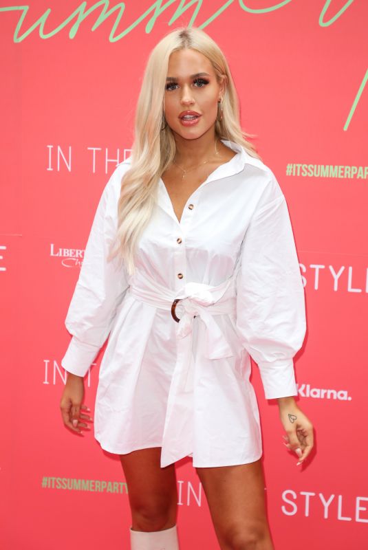 LOTTIE TOMLINSON at In the Style Summer Party at Libertine in London 07/25/2019