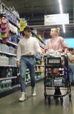 LUCY BOYNTON and Rami Malek Out Shopping in New York 07/13/2019