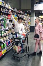 LUCY BOYNTON and Rami Malek Out Shopping in New York 07/13/2019