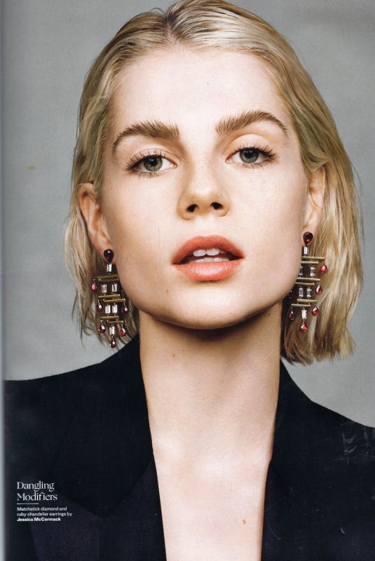 LUCY BOYNTON in Vanity Fair on Jewellery, August 2019