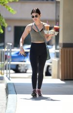 LUCY HALE at Coffee Bean in Studio City 07/01/2019