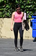 LUCY HALE Heading to a Gym in Studio City 07/11/2019