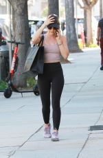 LUCY HALE Heading to a Gym in Studio City 07/18/2019