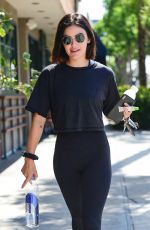 LUCY HALE Heading to a Gym in Studio City 07/24/2019