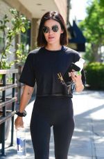 LUCY HALE Heading to a Gym in Studio City 07/24/2019
