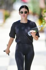 LUCY HALE Heading to a Gym in Studio City 07/24/2019