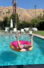 LUCY HALE in Swimsuit at a Pool - Instagram Pictures and Video 04/07/2019