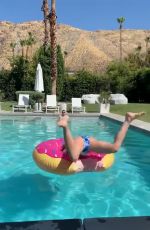 LUCY HALE in Swimsuit at a Pool - Instagram Pictures and Video 04/07/2019