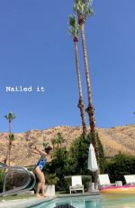 LUCY HALE in Swimsuit at a Pool - Instagram Pictures and Video 04/07/2019