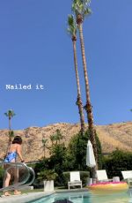 LUCY HALE in Swimsuit at a Pool - Instagram Pictures and Video 04/07/2019