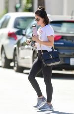 LUCY HALE Leaves a Gym in Studio City 07/24/2019