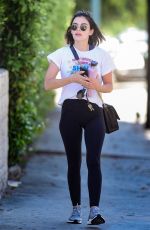 LUCY HALE Leaves a Gym in Studio City 07/24/2019