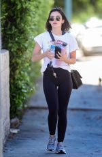 LUCY HALE Leaves a Gym in Studio City 07/24/2019