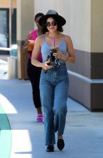 LUCY HALE Out for Iced Drink in Los Angeles 07/11/2019