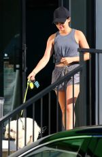LUCY HALE Picking Up Her Dog from Dog Care in Studio City 06/30/2019