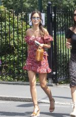 LUCY WATSON Arrives at Wimbledon Tennis Championships 07/03/2019