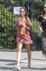 LUCY WATSON Arrives at Wimbledon Tennis Championships 07/03/2019