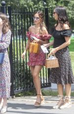 LUCY WATSON Arrives at Wimbledon Tennis Championships 07/03/2019