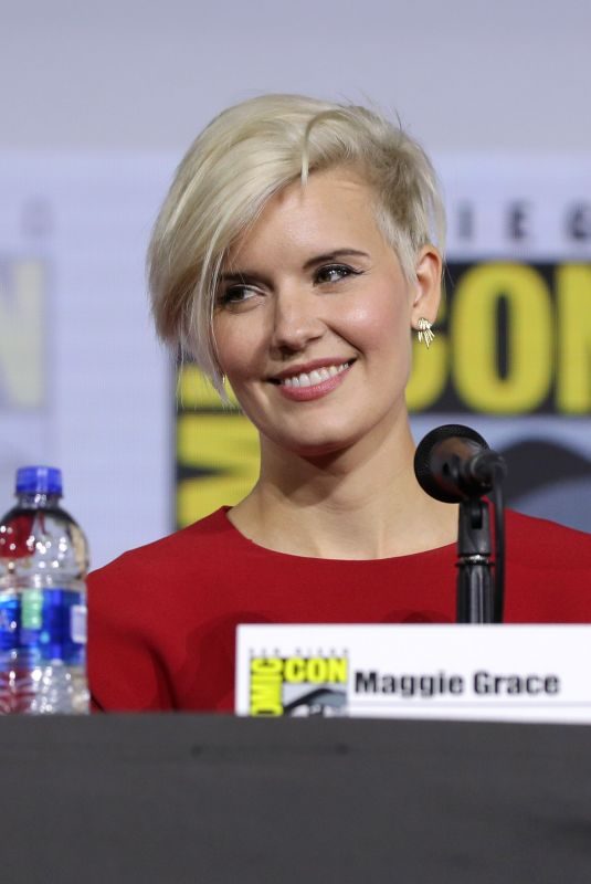 MAGGIE GRACE at Fear the Walking Dead Panel at San Diego Comic-con 07/19/2019