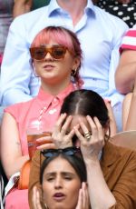 MAISIE WILLIAMS and DIANA SILVERS at Wimbledon 2019 Tennis Championships in London 07/08/2019