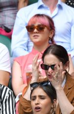 MAISIE WILLIAMS and DIANA SILVERS at Wimbledon 2019 Tennis Championships in London 07/08/2019