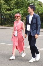 MAISIE WILLIAMS and Reuben Selby Arrives at 2019 Wimbledon Tennis Championships 07/08/2019