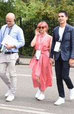 MAISIE WILLIAMS and Reuben Selby Arrives at 2019 Wimbledon Tennis Championships 07/08/2019