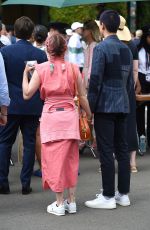 MAISIE WILLIAMS and Reuben Selby Arrives at 2019 Wimbledon Tennis Championships 07/08/2019