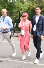 MAISIE WILLIAMS and Reuben Selby Arrives at 2019 Wimbledon Tennis Championships 07/08/2019