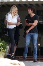 MALIN AKERMAN and Jack Donnelly Leaves Chateau Marmont in Los Angeles 06/27/2019