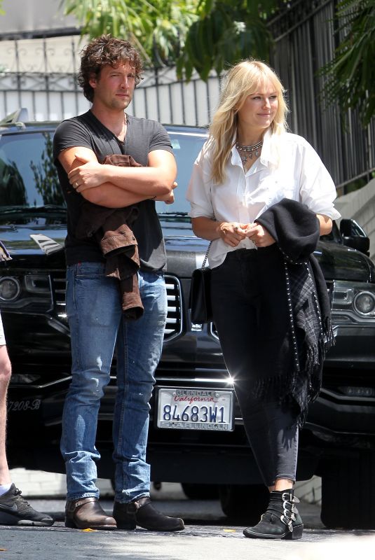 MALIN AKERMAN and Jack Donnelly Leaves Chateau Marmont in Los Angeles 06/27/2019