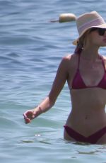 MANDY BORK in Bikini at Club 55 in Saint Tropez 07/23/2019