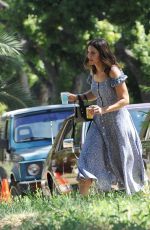 MANDY MOORE on the Set of This Is Us in Los Angeles 07/24/2019