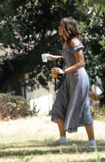 MANDY MOORE on the Set of This Is Us in Los Angeles 07/24/2019
