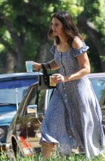 MANDY MOORE on the Set of This Is Us in Los Angeles 07/24/2019