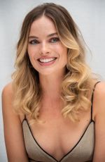 MARGOT ROBBIE at Once Upon a Time in Hollywood Press Conference in Beverly Hills 07/12/2019