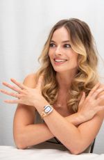 MARGOT ROBBIE at Once Upon a Time in Hollywood Press Conference in Beverly Hills 07/12/2019