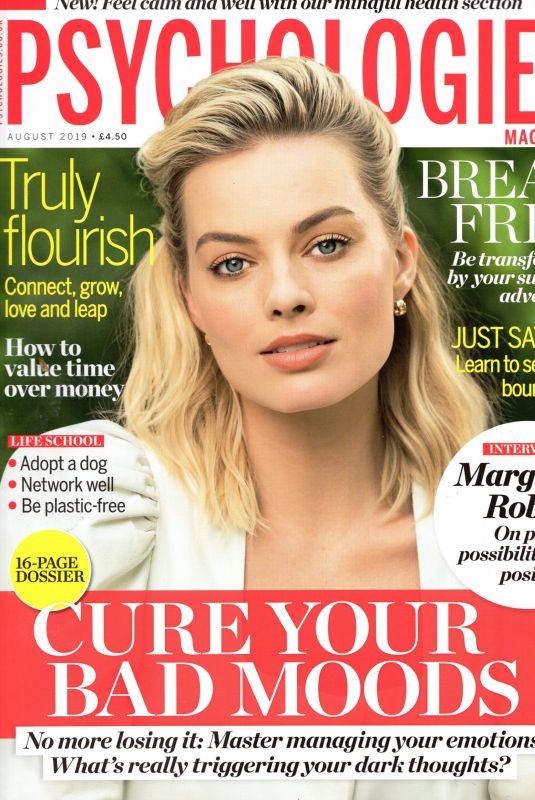 MARGOT ROBBIE in Psychologies Magazine, August 2019