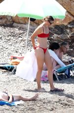 MARIA SHARAPOVA in Bikini at a Beach in Isola D