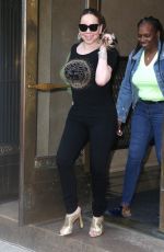 MARIAH CAREY Leaves Her Hotel in New York 07/24/2019