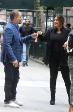 MARISKA HARGITAY on the Set of Law and Order: Special Victims Unit in New York 07/12/2019