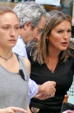 MARISKA HARGITAY on the Set of Law and Order: SVU in New York 07/15/2019