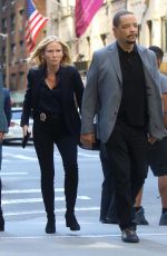 MARISKA HARGITAY on the Set of Law and Order: SVU in New York 07/15/2019