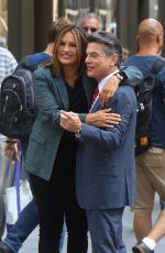 MARISKA HARGITAY on the Set of Law and Order: SVU in New York 07/15/2019